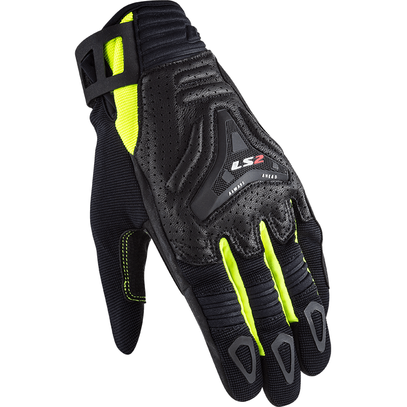 Guante LS2 All Terrain Hombre Negro / Amarillo